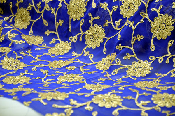 Embroidered Chiffon/Georgette Design 02