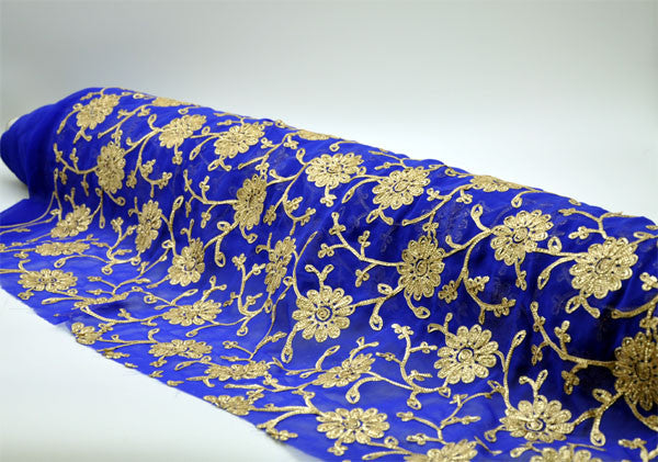 Embroidered Chiffon/Georgette Design 02