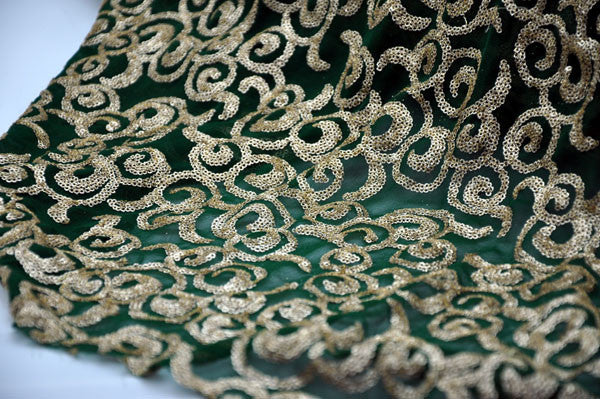 Embroidered Chiffon/Georgette Design 01  