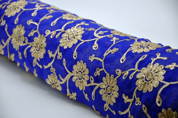 Embroidered Chiffon/Georgette Design 02