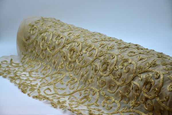 Embroidered Net/Tulle Design 05