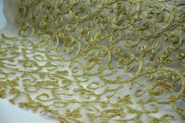 Embroidered Net/Tulle Design 05