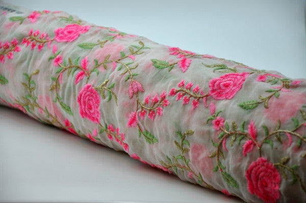 Embroidered Chiffon/Georgette Design 08