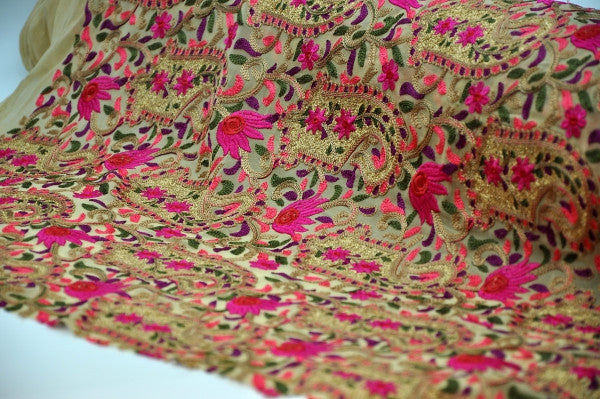 Embroidered Chiffon/Georgette Design 09