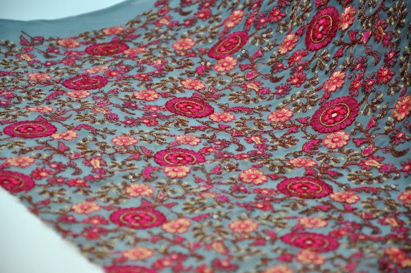 Embroidered Chiffon/Georgette Design 10