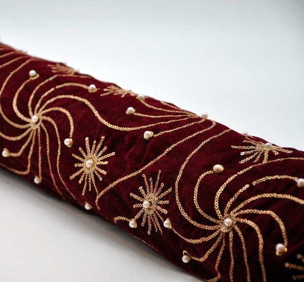 Embroidered Velvet Design 11
