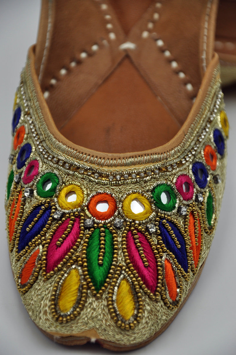 Punjabi Jutti (Multi-Mirror)