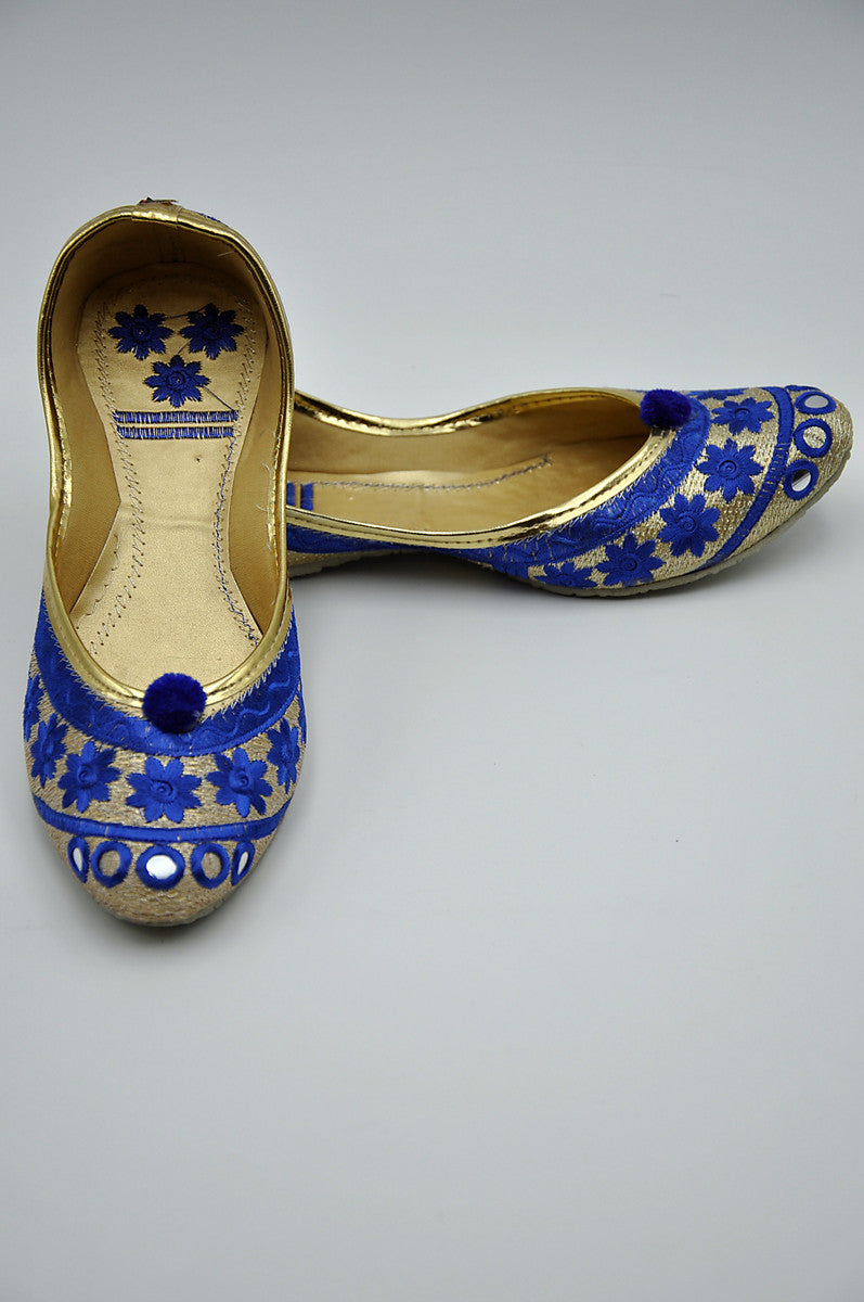 Punjabi Jutti (Royal Blue)