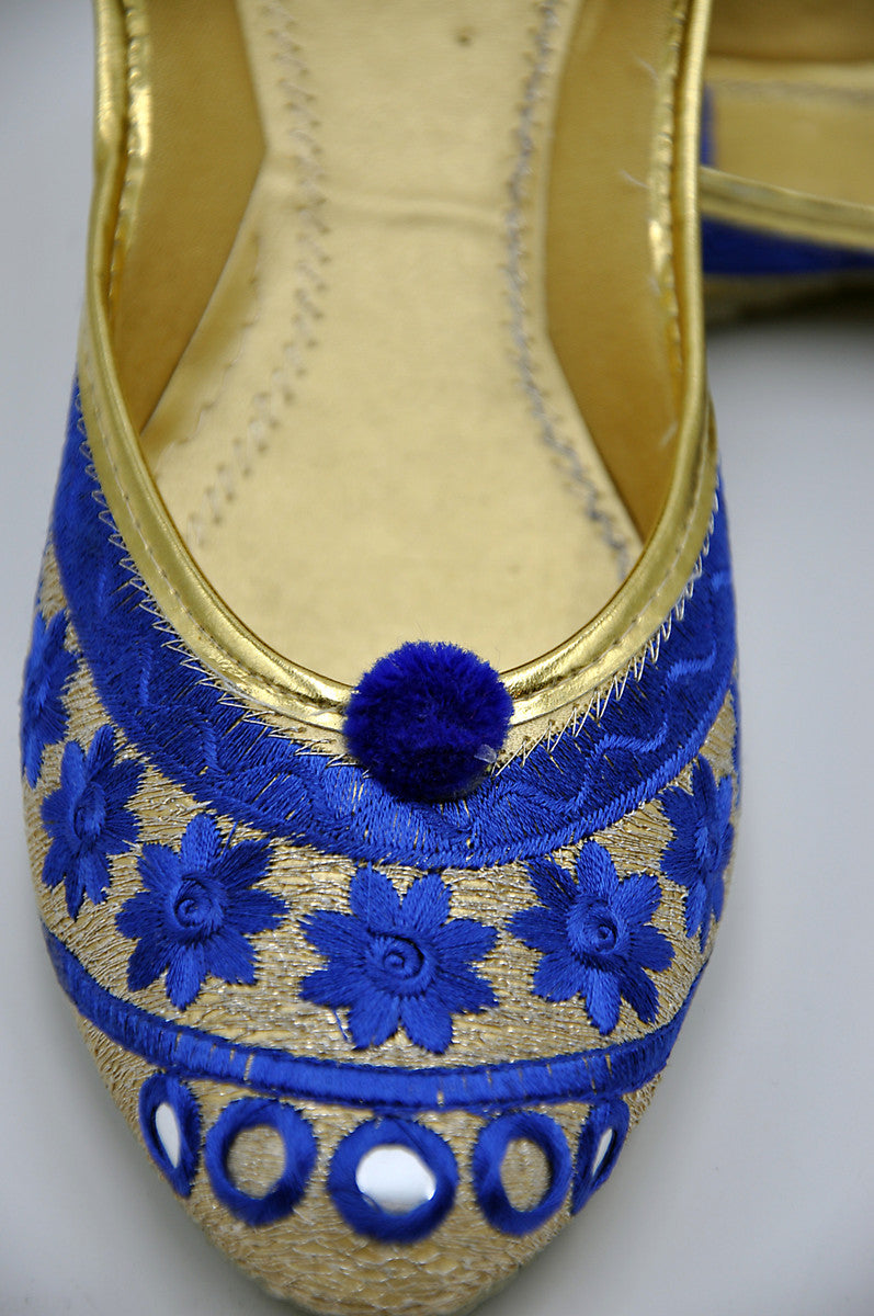 Punjabi Jutti (Royal Blue)