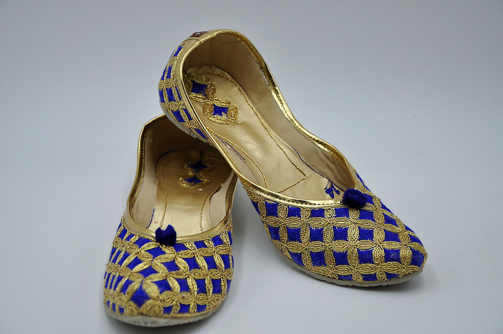 Punjabi Jutti (Royal Blue 2)