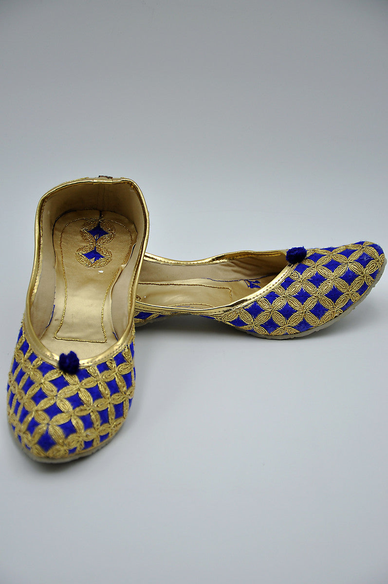 Punjabi Jutti (Royal Blue 2)