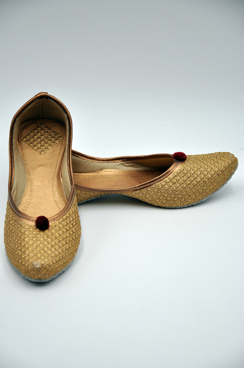 Punjabi Jutti (Antique Gold)