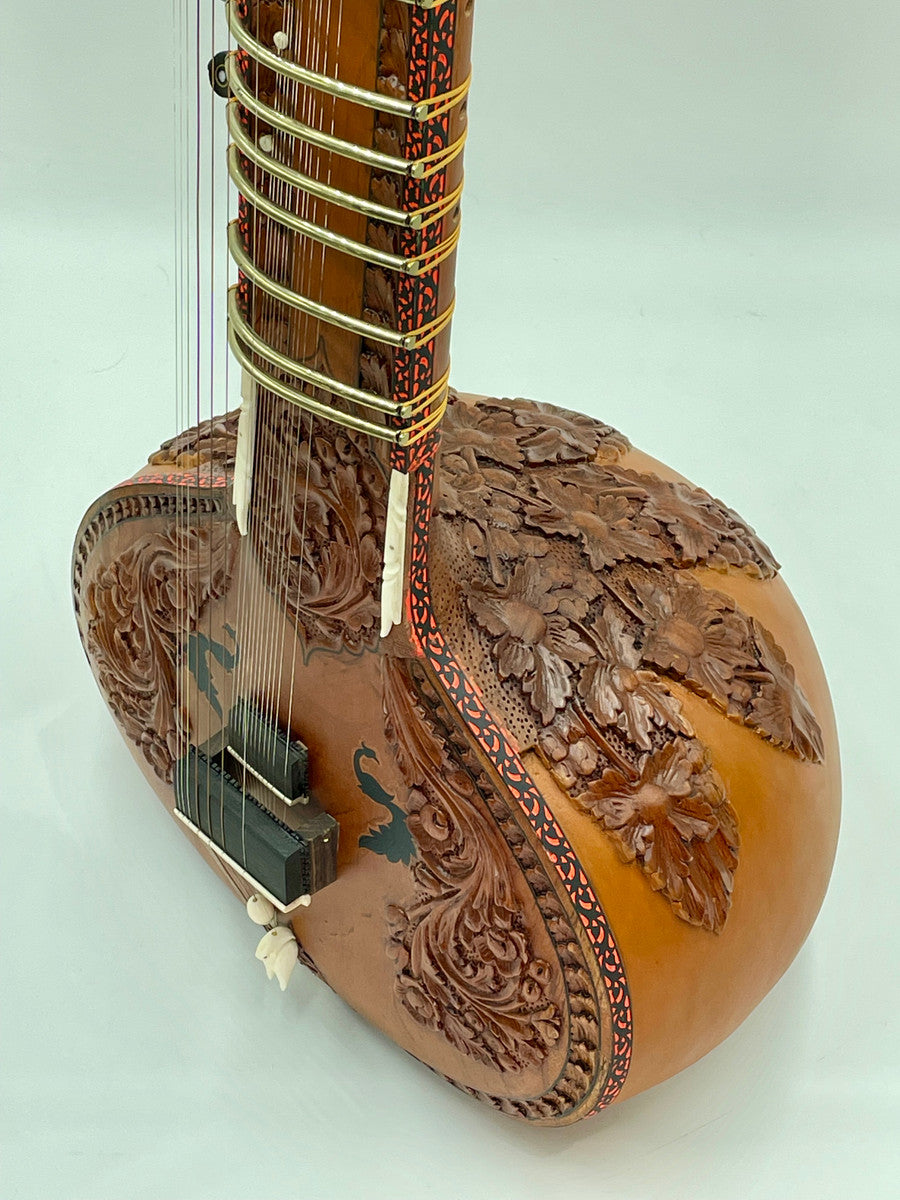 Full Carved Kharaj Pancham Sitar