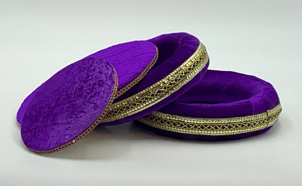 Tabla Rings in Purple