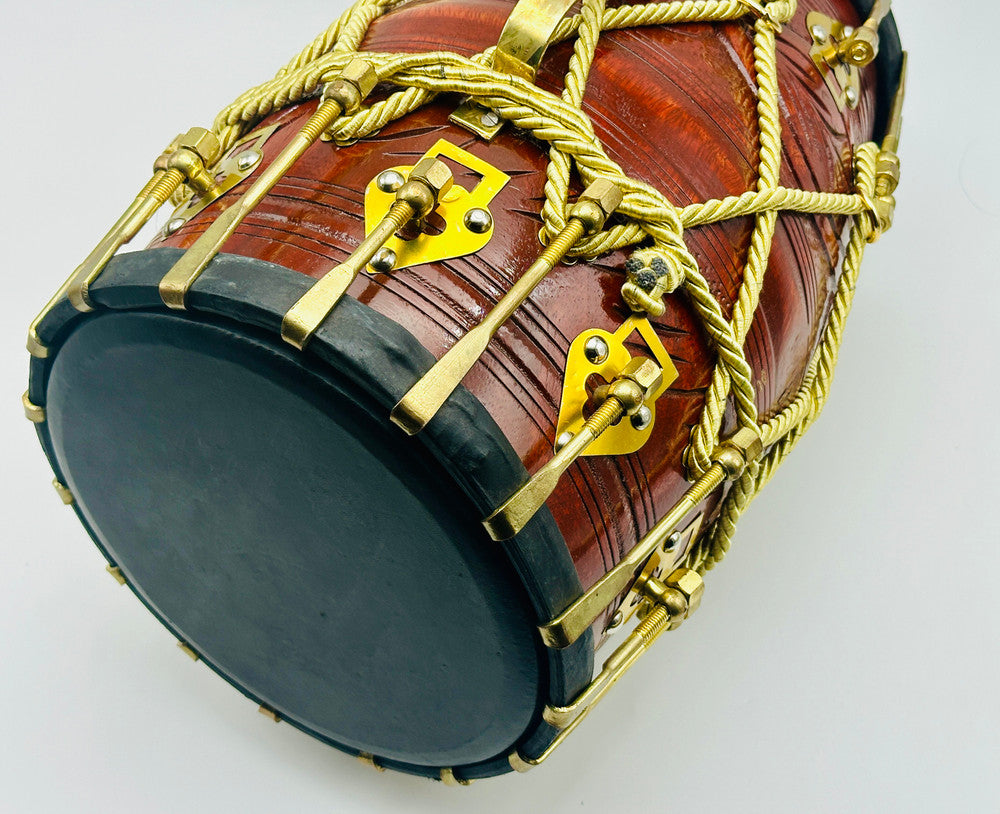 Golden Studio Dholak (16 Karrot)